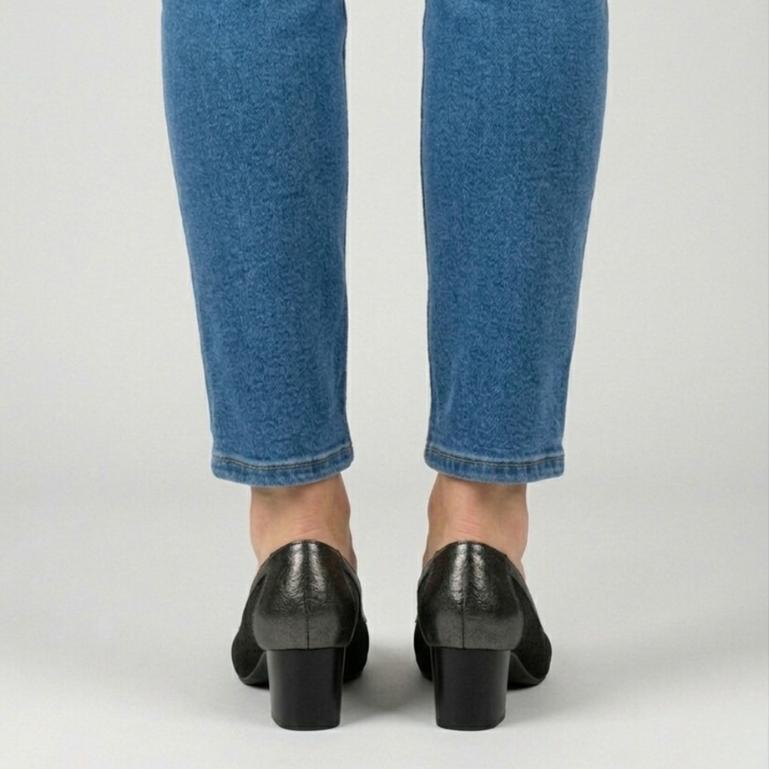 Iris- Mocasines cómodos para mujer con tacón