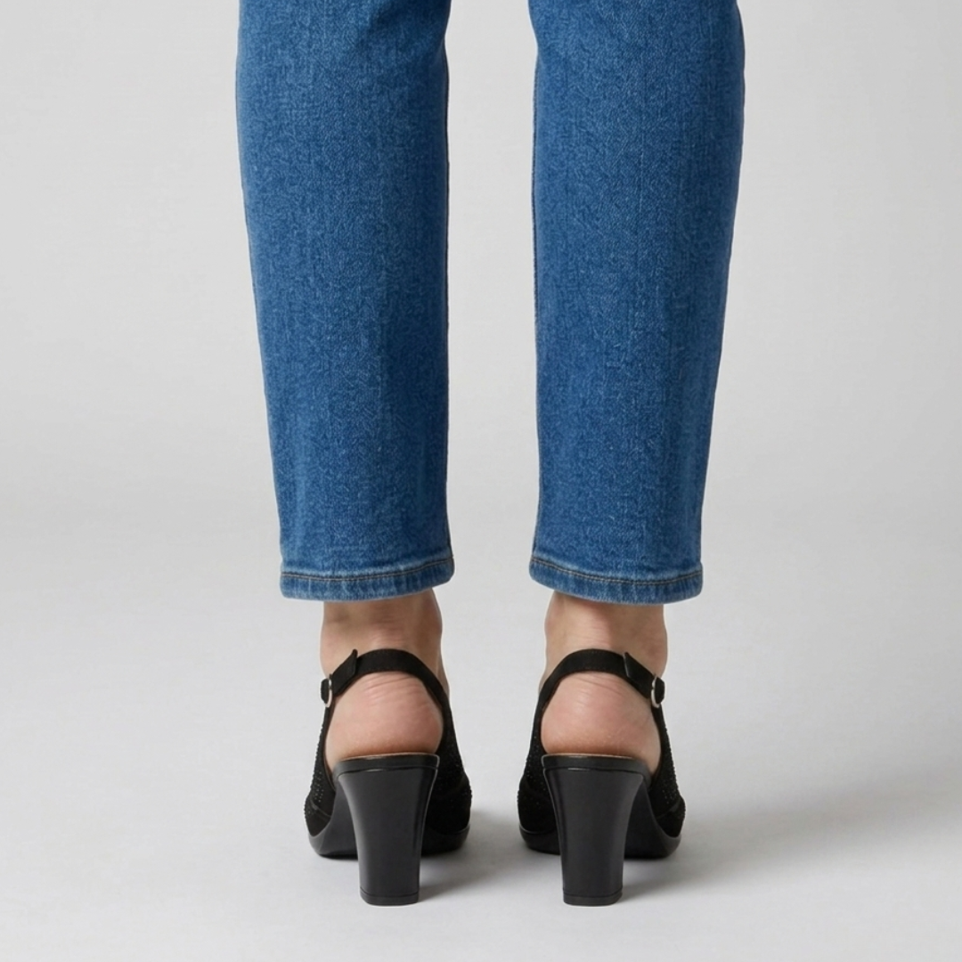Noemi - Cómoda sandalia de tacón para mujer