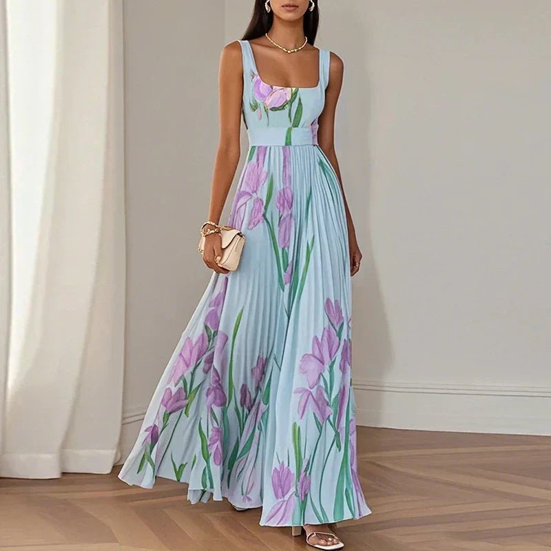Lola - Vestido largo con estampado floral