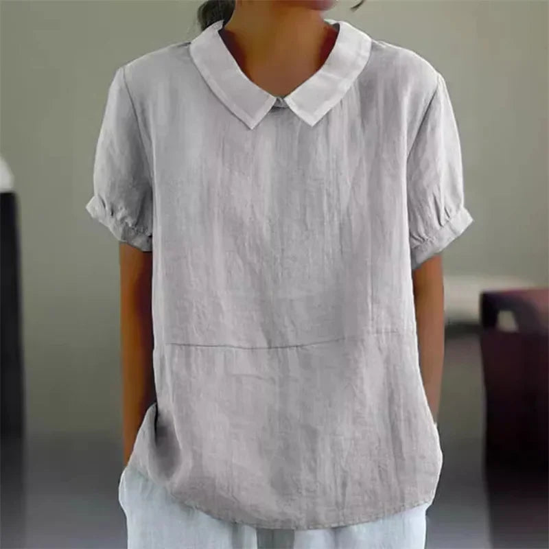 Isabel - Blusa elegante con cuello