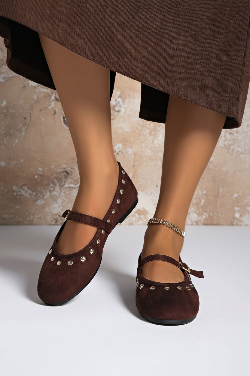 Paula - Zapatos planos de punta redonda