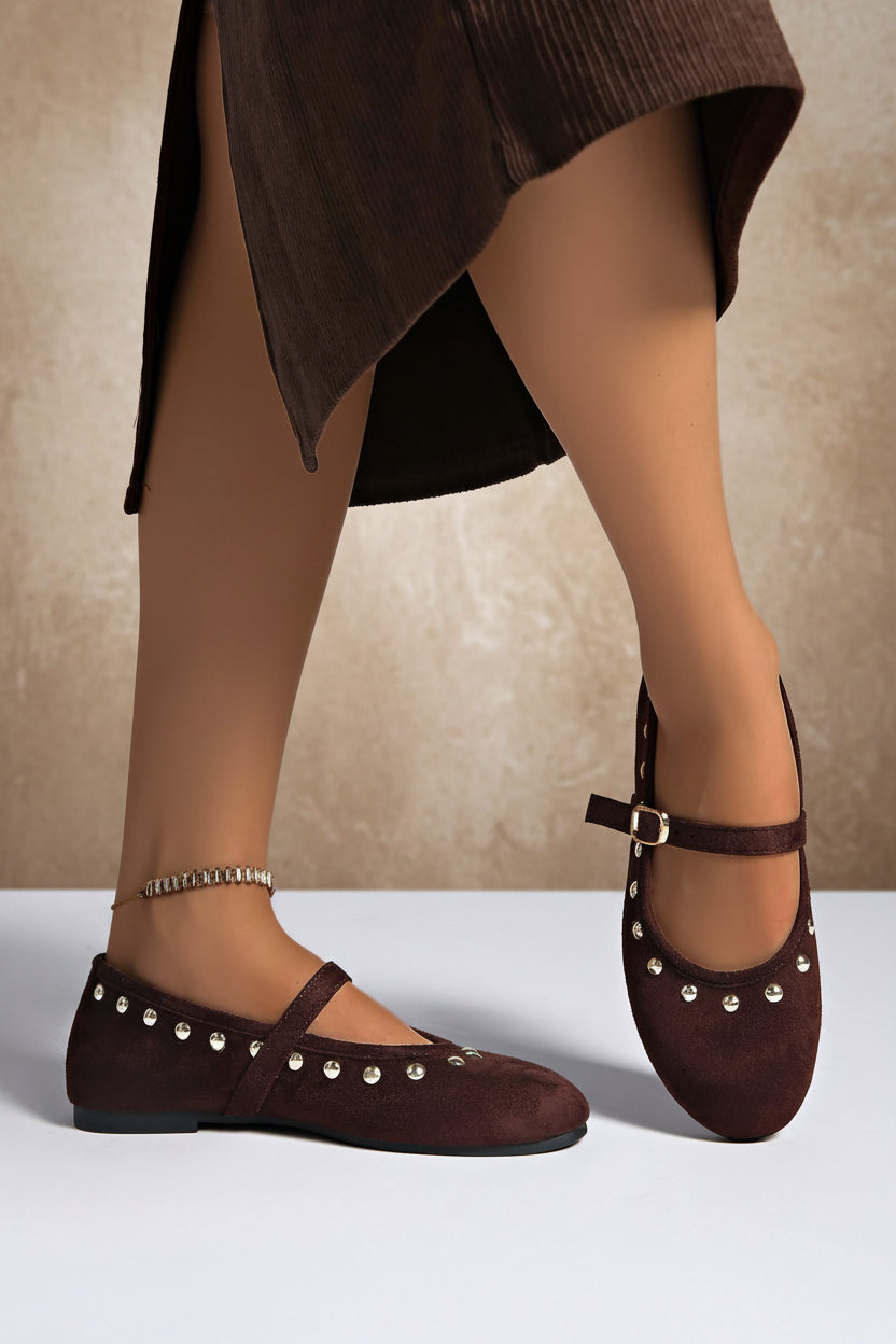 Paula - Zapatos planos de punta redonda