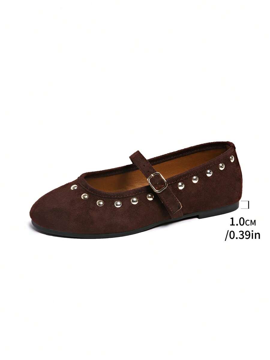 Paula - Zapatos planos de punta redonda