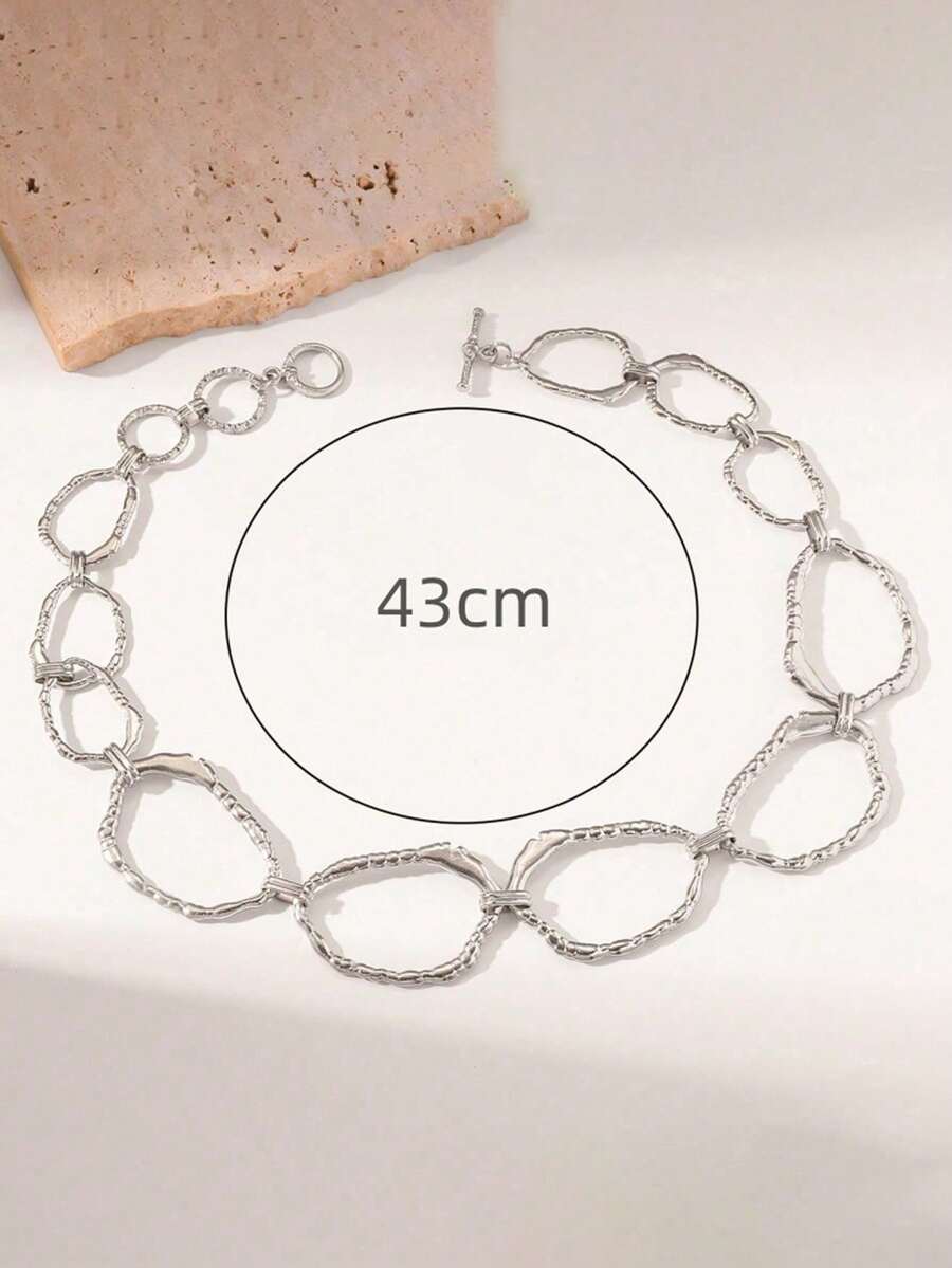 Fernandez - Collar de hebilla OT asimétrico de alta gama