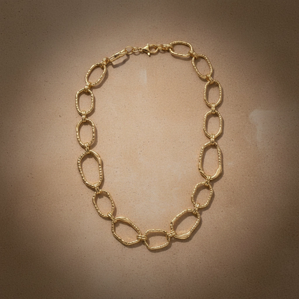 Fernandez - Collar de hebilla OT asimétrico de alta gama