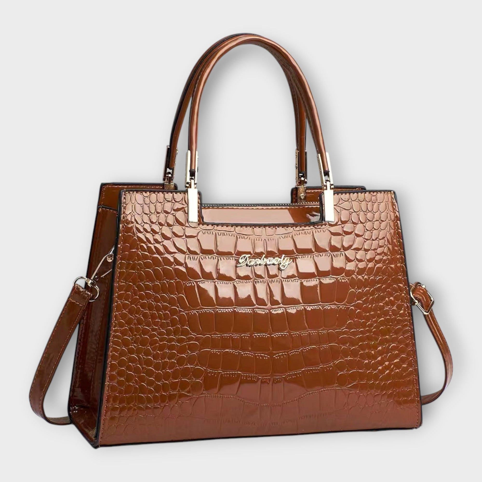 Mica - Bolso con estampado de cocodrilo