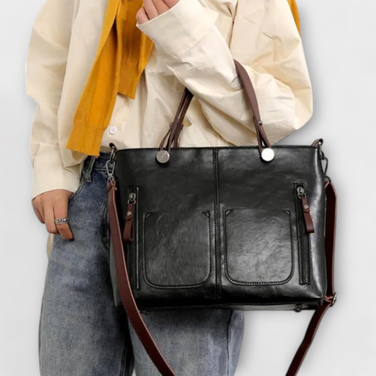 Lora - Elegante bolso de piel