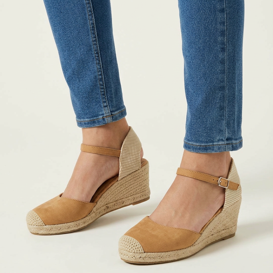 Alba - Cómoda sandalia de cuña para mujer