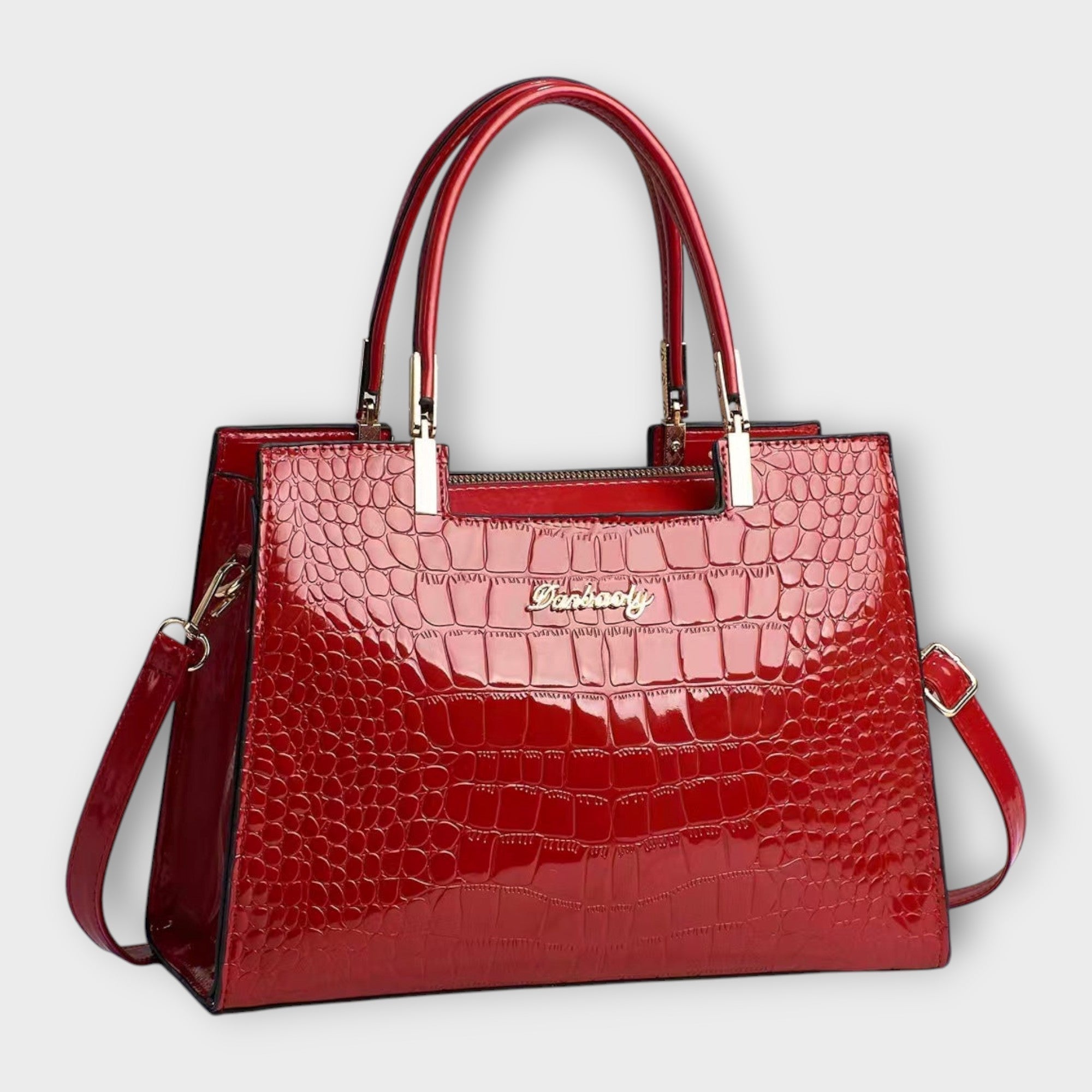 Mica - Bolso con estampado de cocodrilo