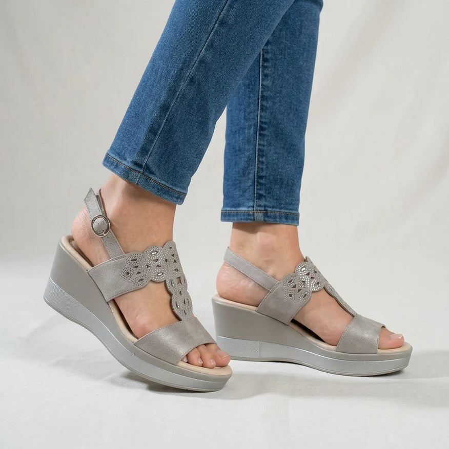 Beatriz - Cómoda sandalia de cuña para mujer