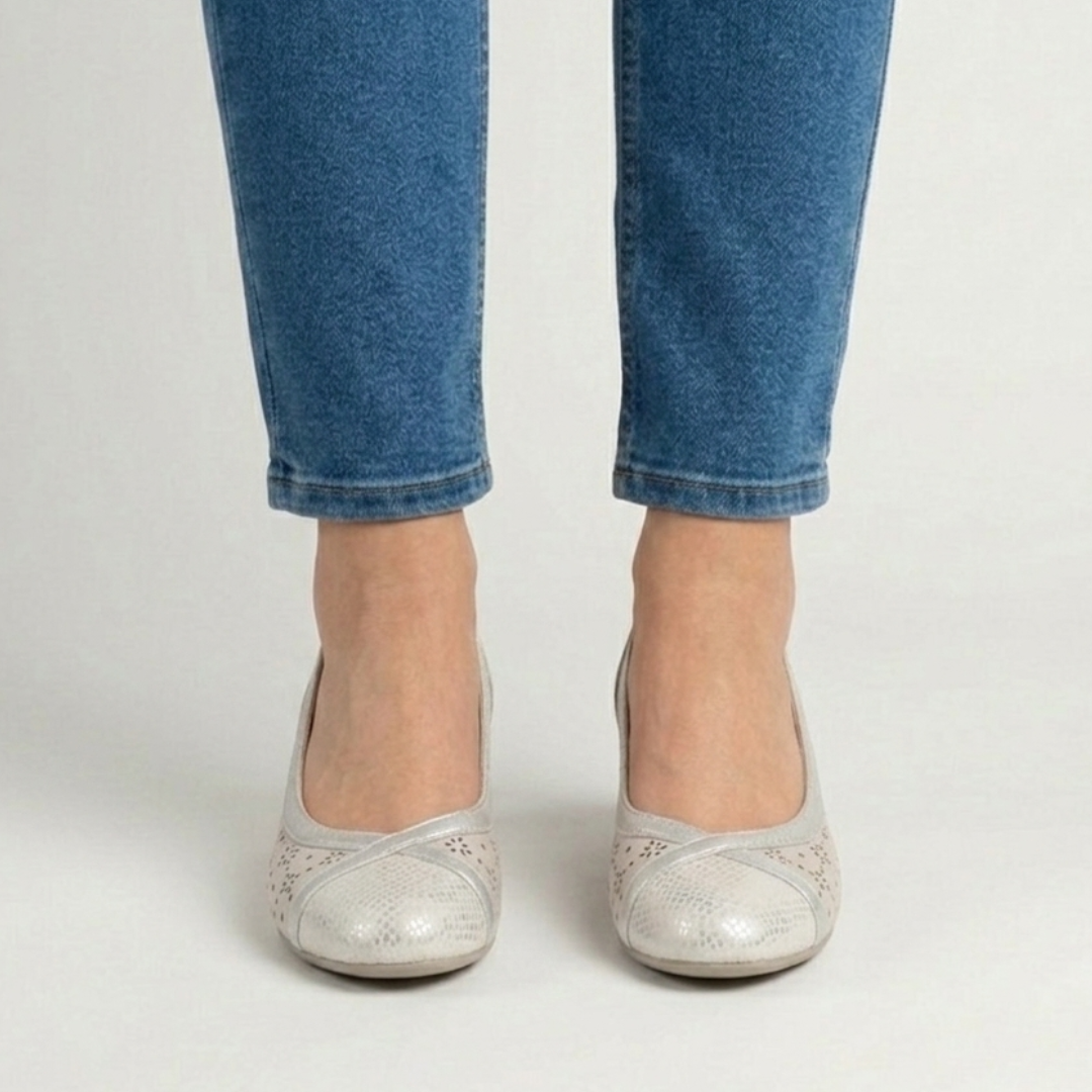 Iris- Mocasines cómodos para mujer con tacón