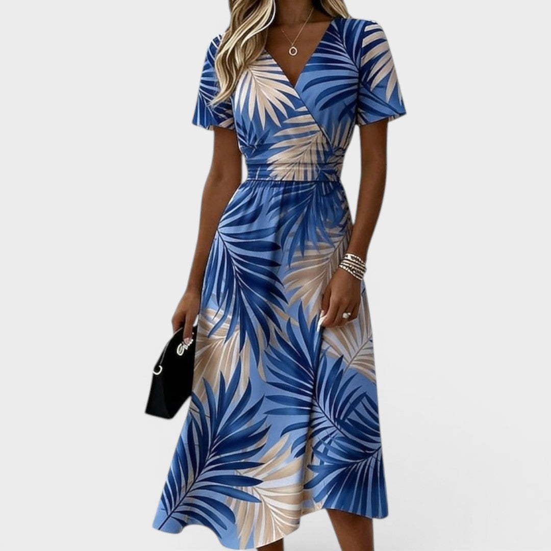 Eliona - Vestido elegante con estampado floral