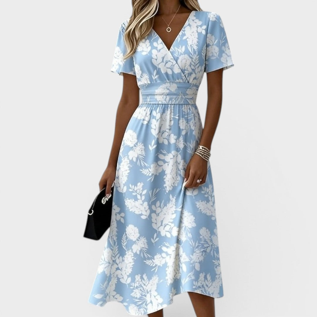 Eliona - Vestido elegante con estampado floral