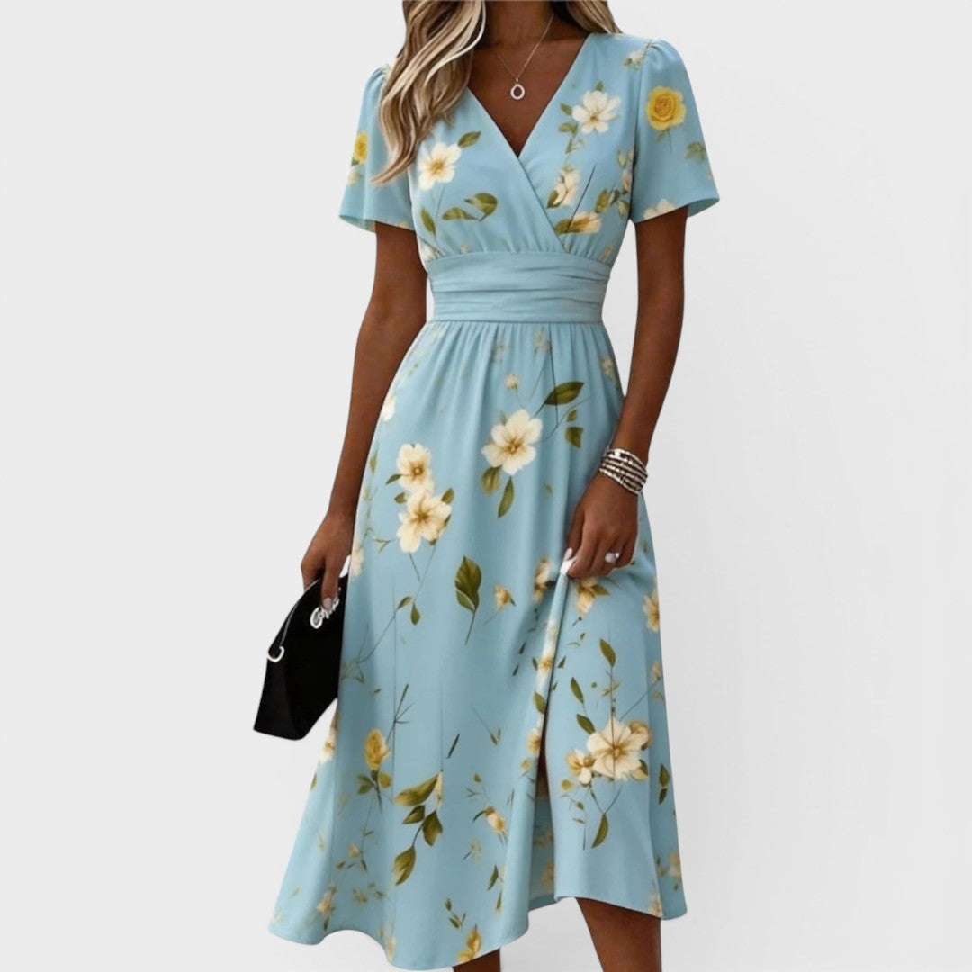 Eliona - Vestido elegante con estampado floral