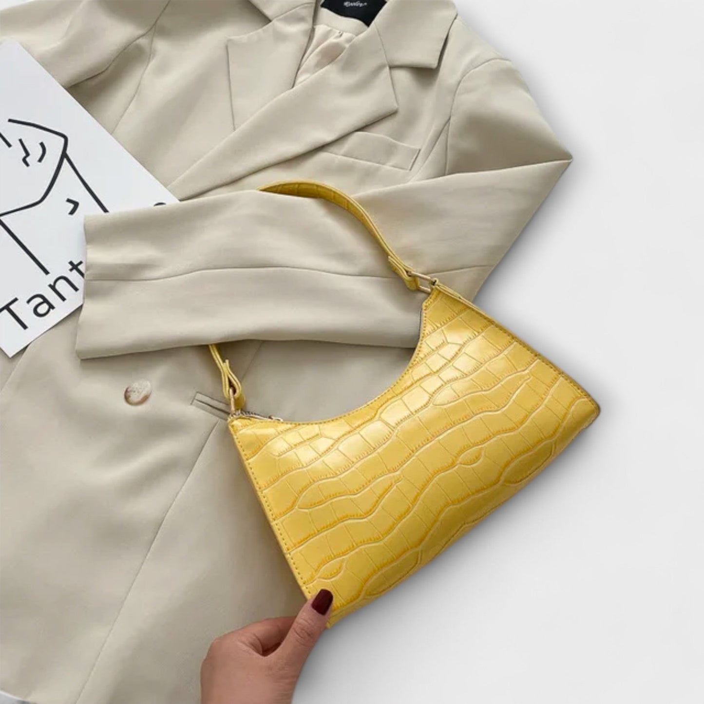 Itziar - Bolso de piel brillante