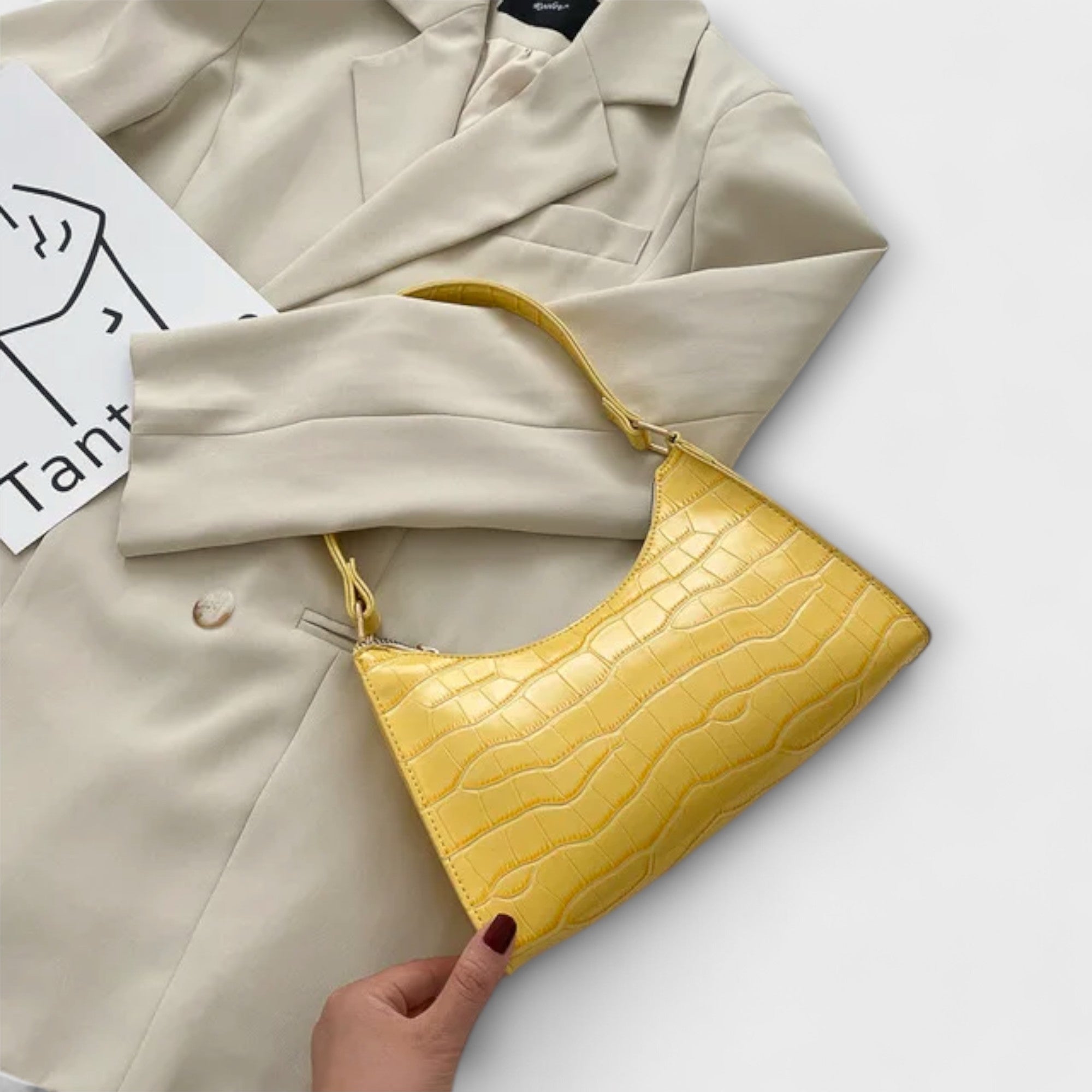 Itziar - Bolso de piel brillante