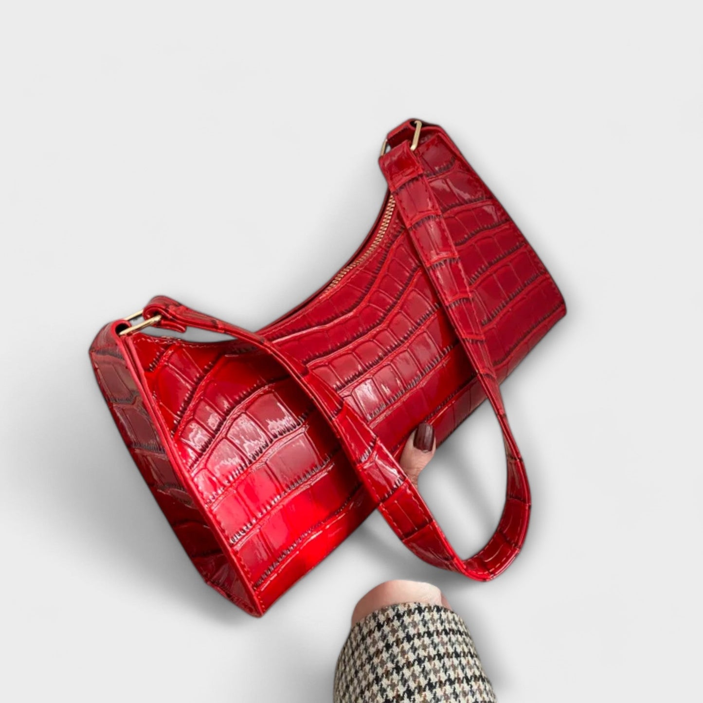 Itziar - Bolso de piel brillante