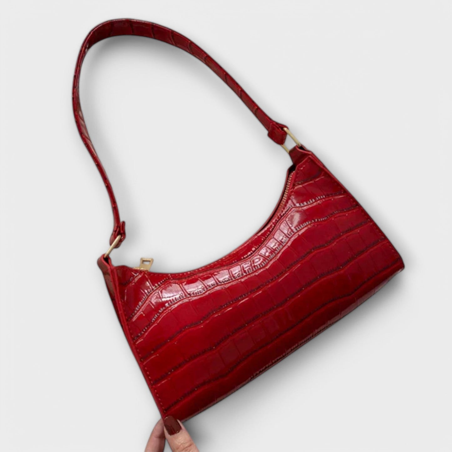 Itziar - Bolso de piel brillante