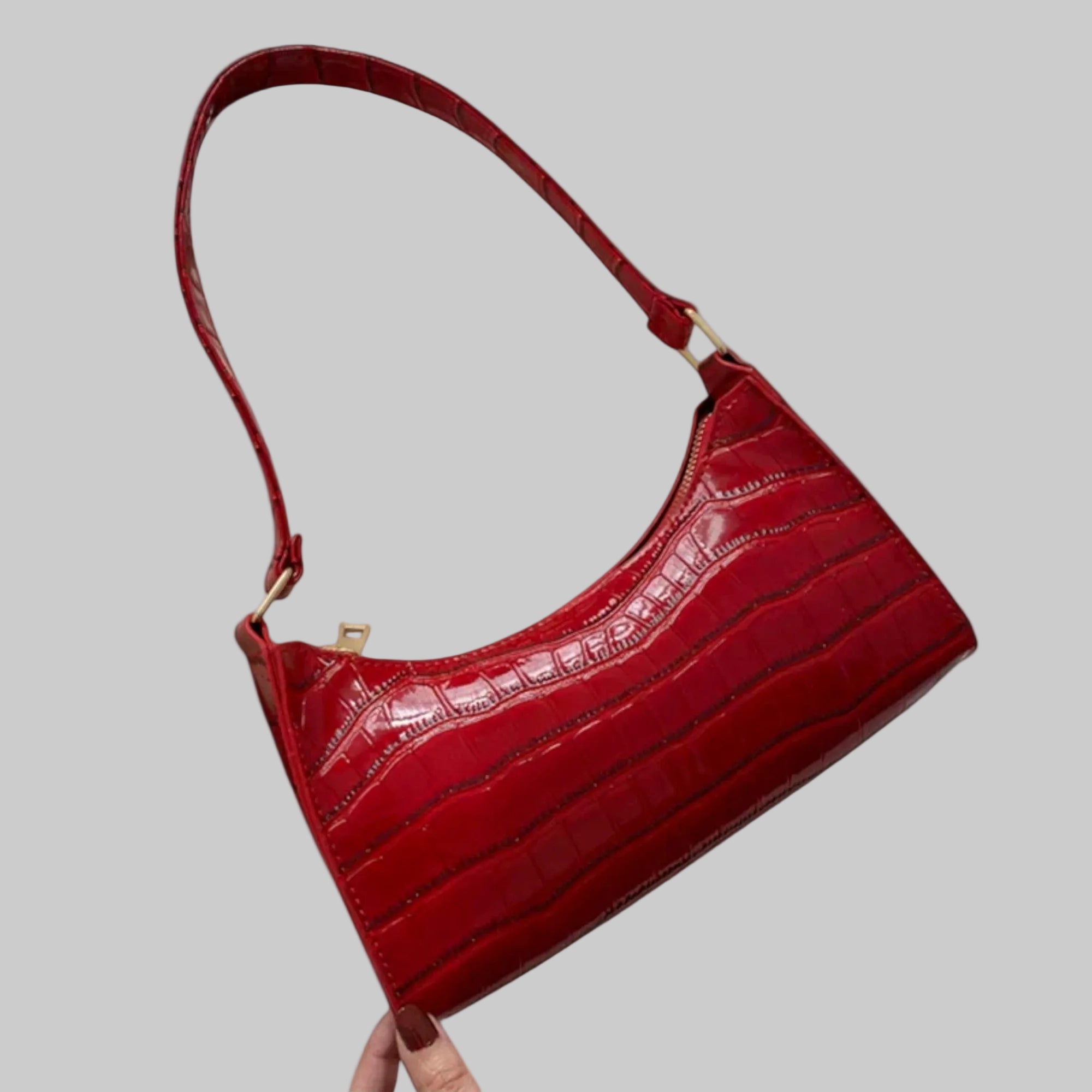 Itziar - Bolso de piel brillante