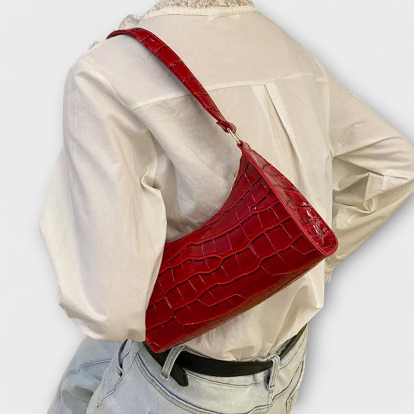 Itziar - Bolso de piel brillante