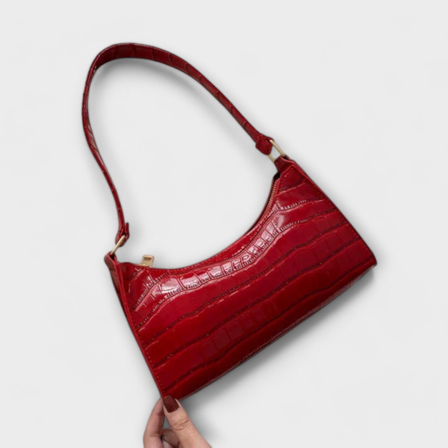 Itziar - Bolso de piel brillante
