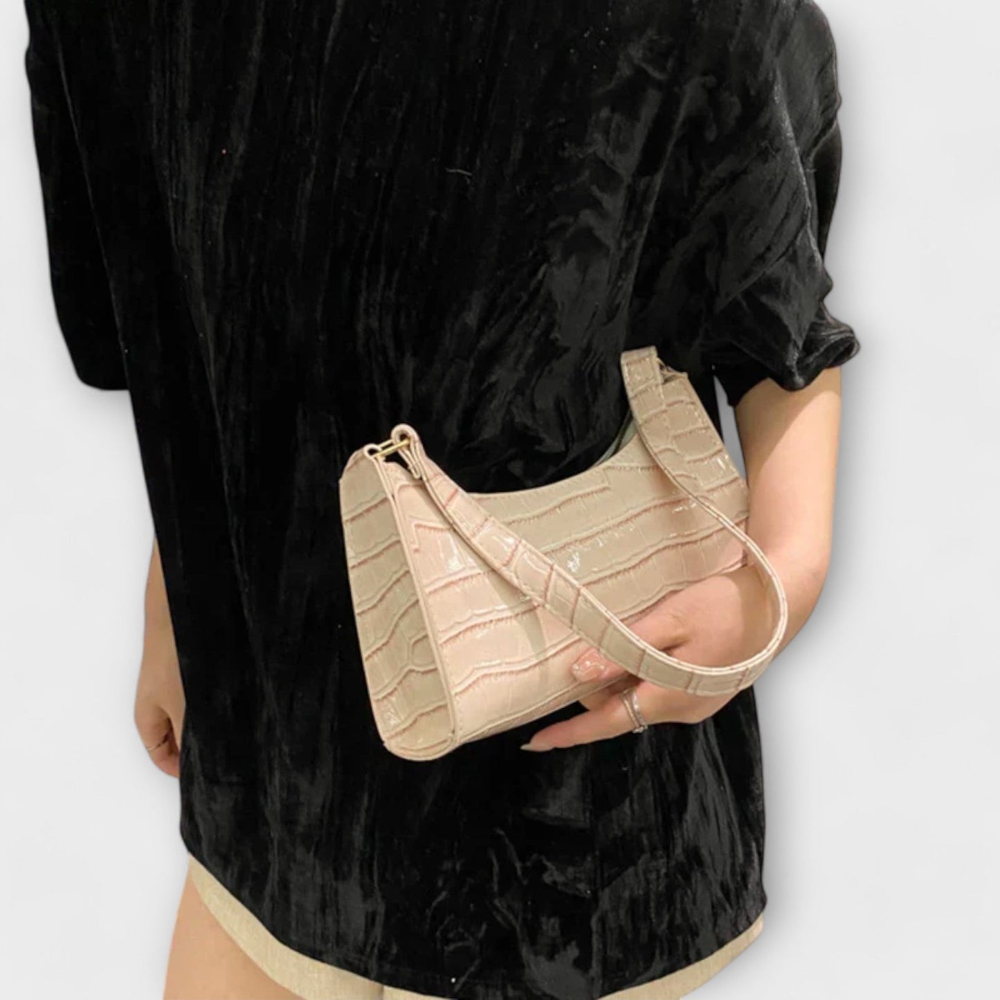 Itziar - Bolso de piel brillante