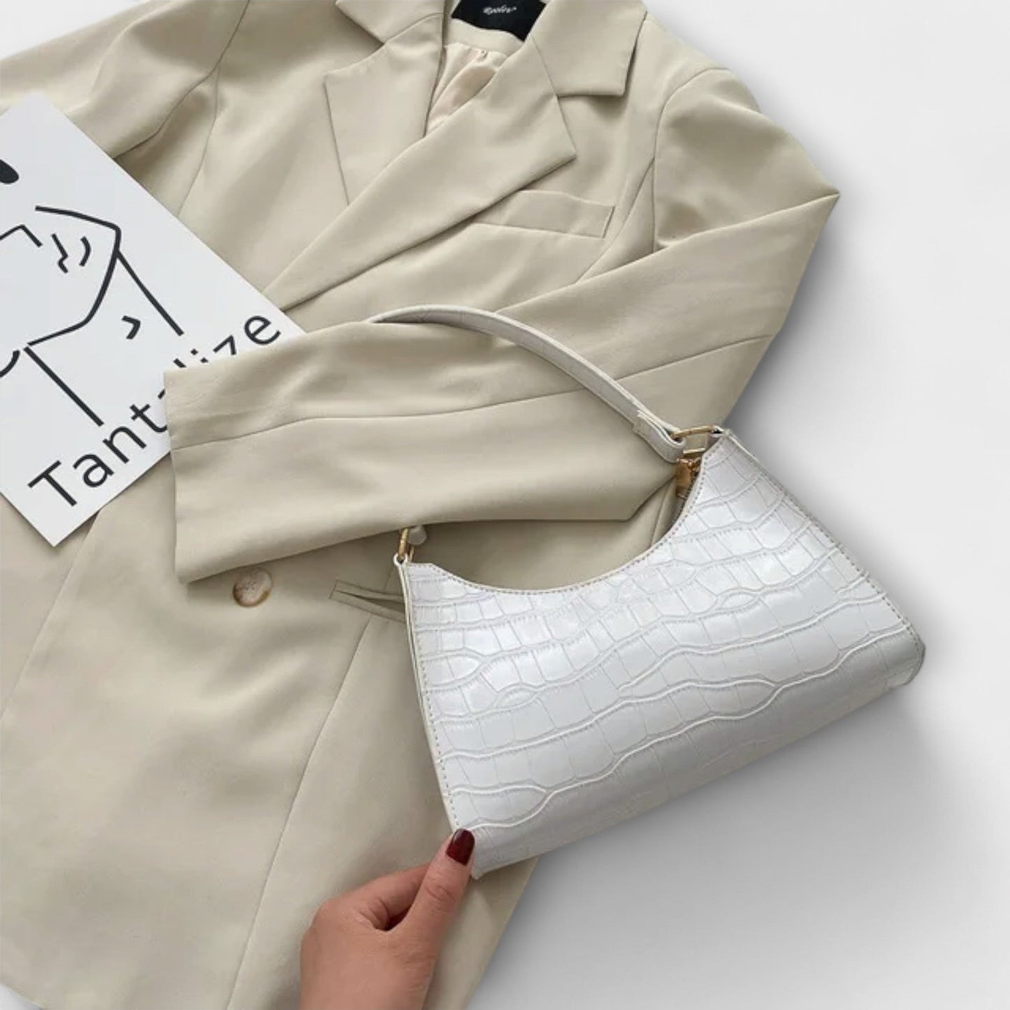 Itziar - Bolso de piel brillante