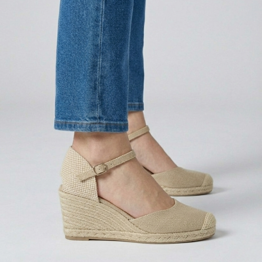 Alba - Cómoda sandalia de cuña para mujer