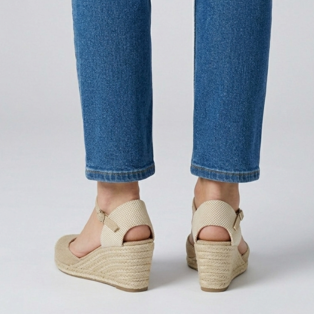 Alba - Cómoda sandalia de cuña para mujer