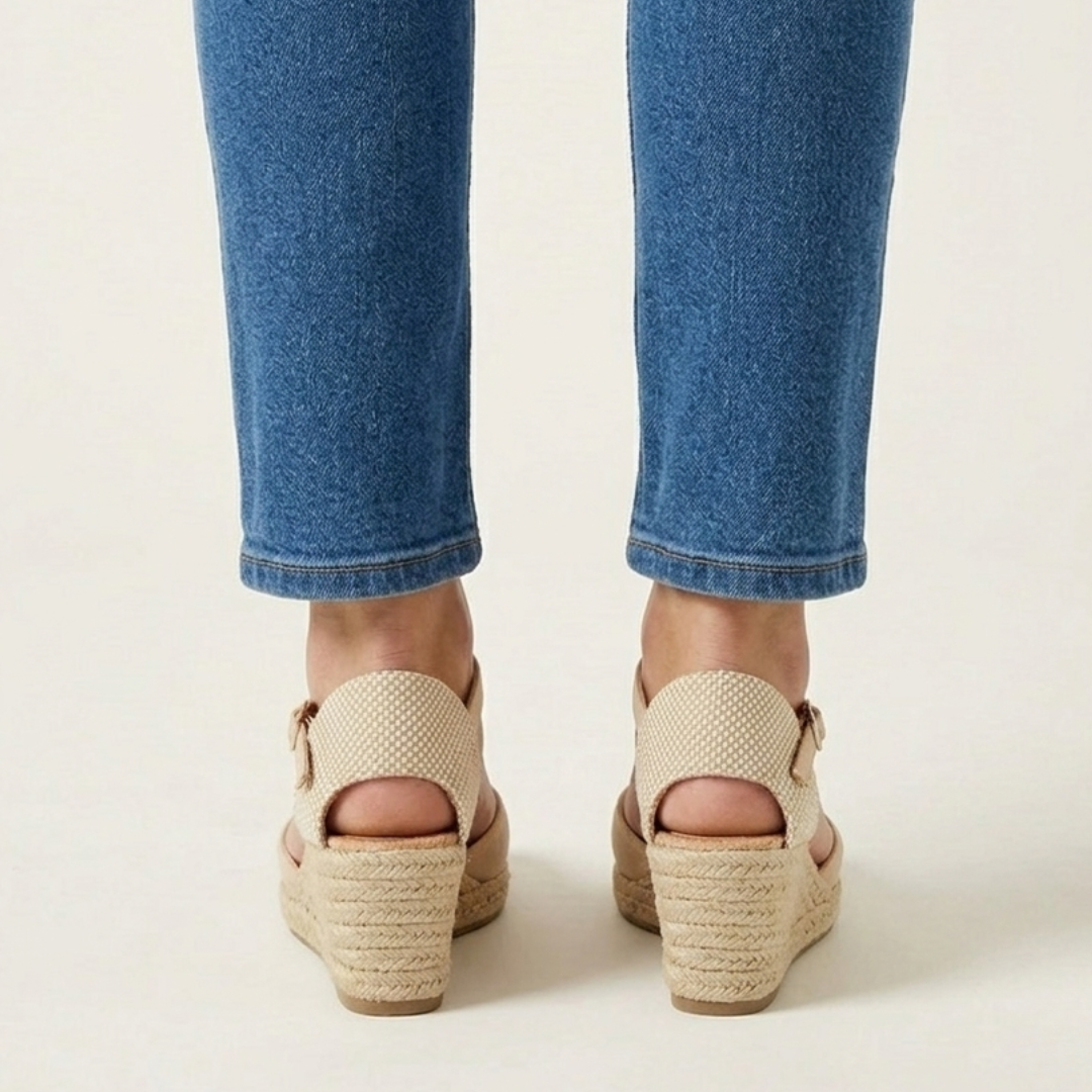 Alba - Cómoda sandalia de cuña para mujer