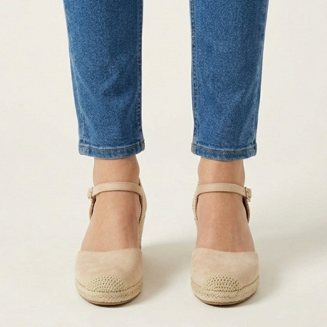Alba - Cómoda sandalia de cuña para mujer