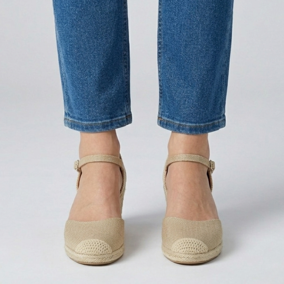 Alba - Cómoda sandalia de cuña para mujer