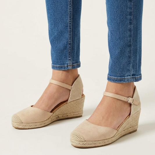 Alba - Cómoda sandalia de cuña para mujer