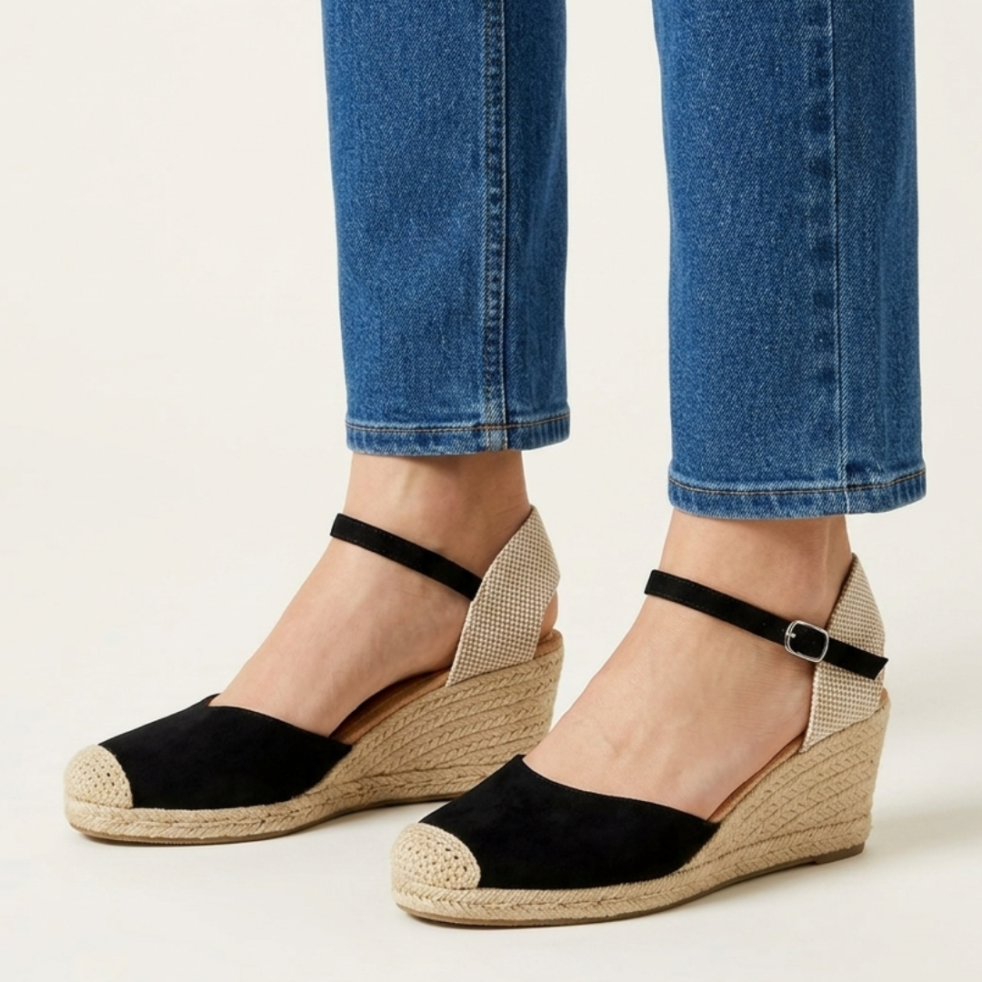 Alba - Cómoda sandalia de cuña para mujer