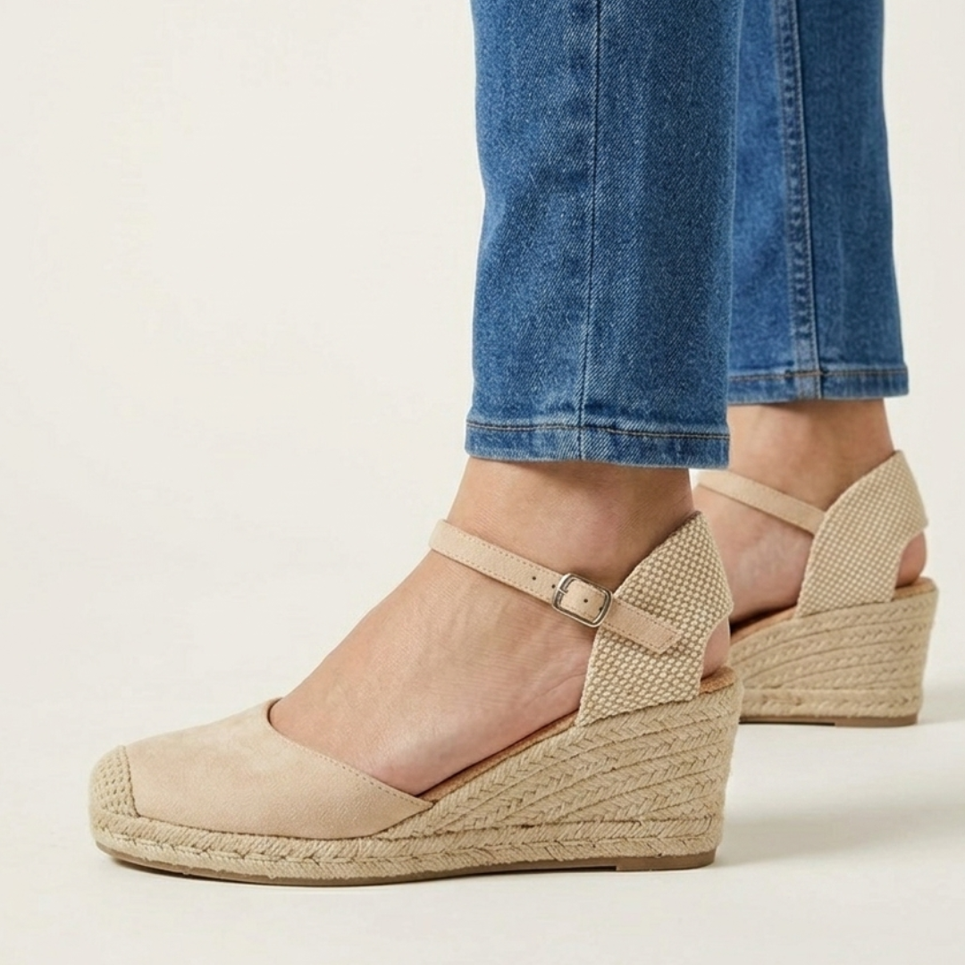 Alba - Cómoda sandalia de cuña para mujer