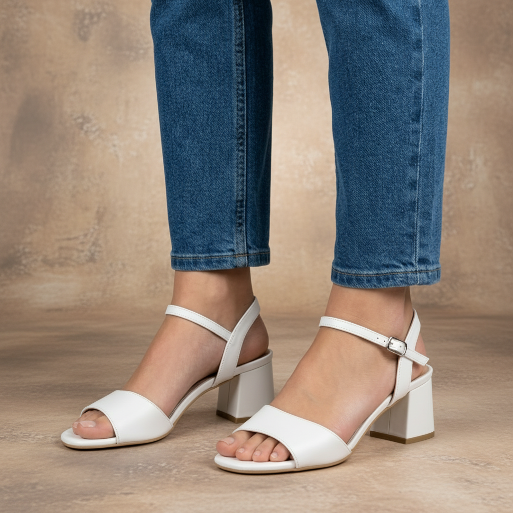 Marisa - Cómoda sandalia para mujer con tacón