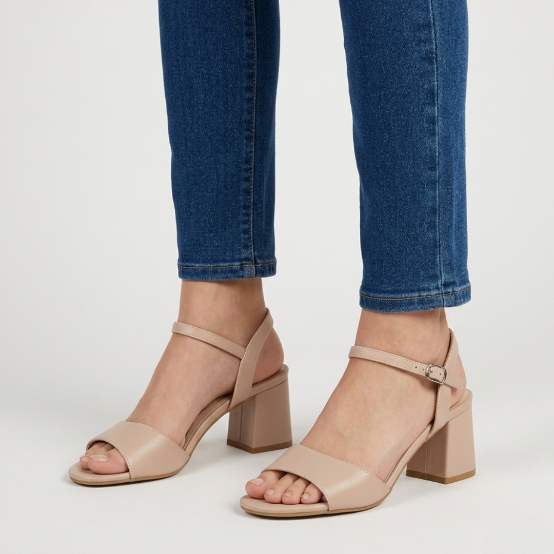 Marisa - Cómoda sandalia para mujer con tacón