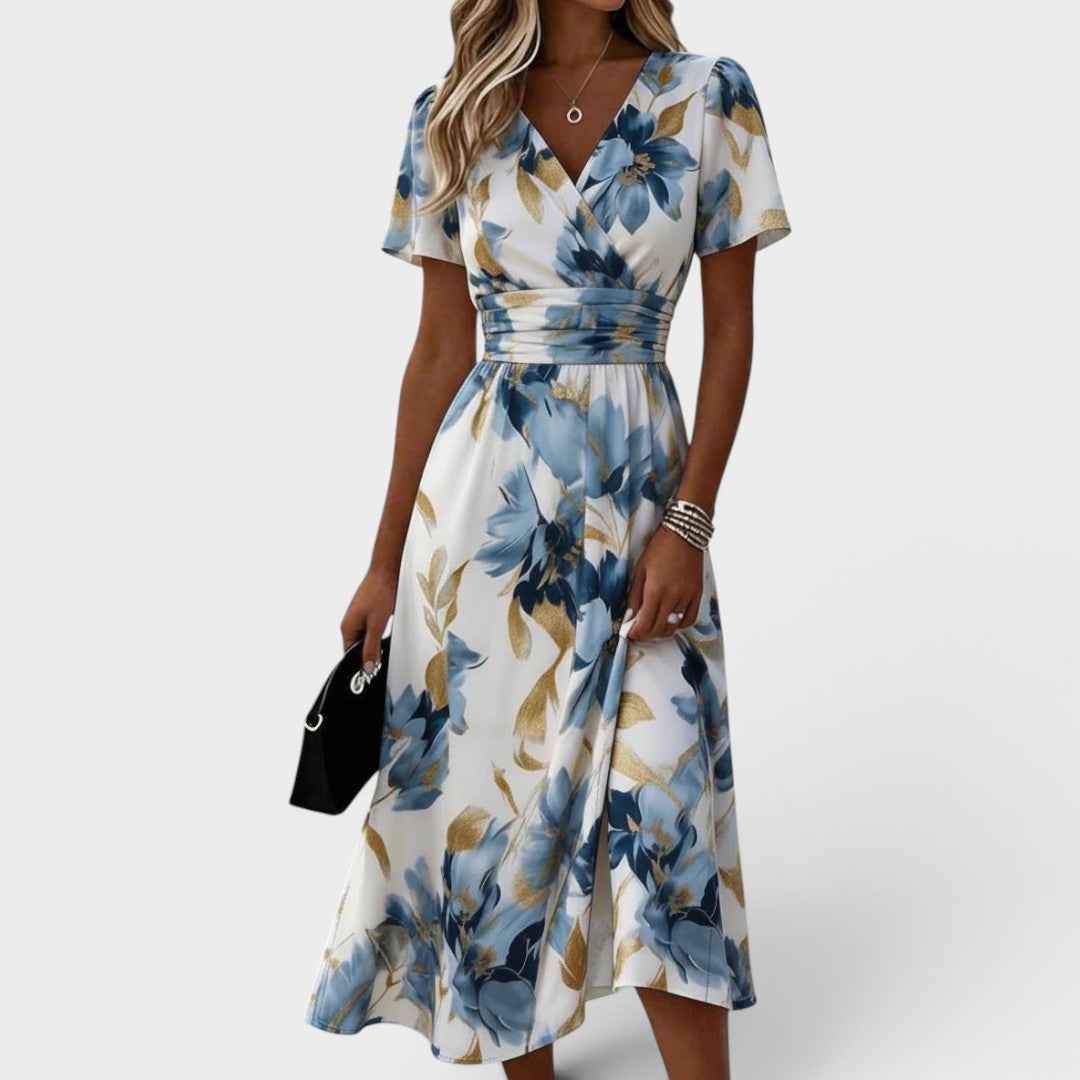 Eliona - Vestido elegante con estampado floral