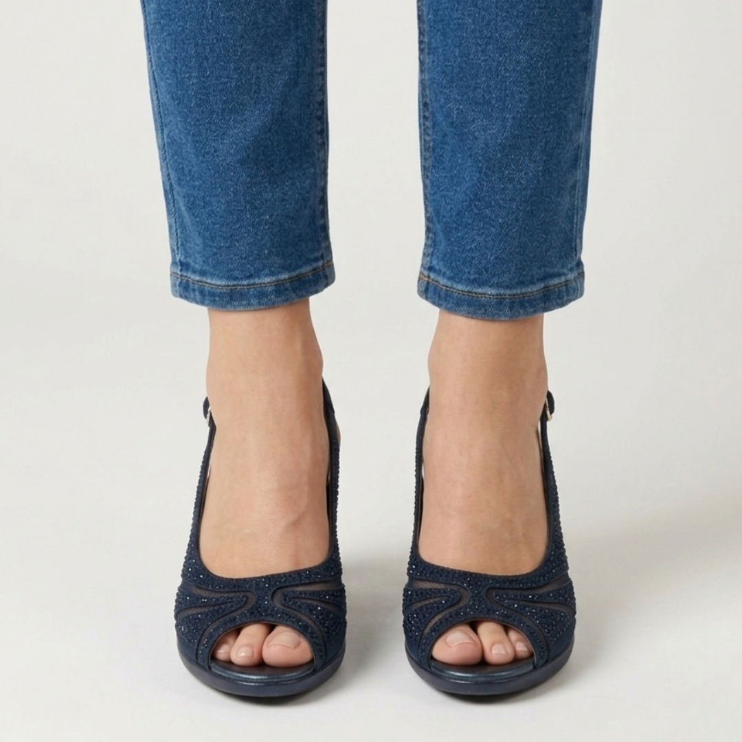 Noemi - Cómoda sandalia de tacón para mujer