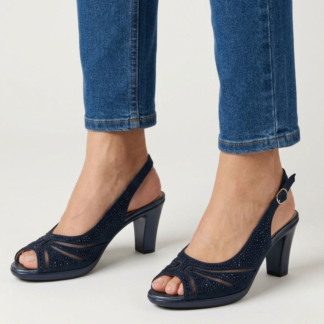 Noemi - Cómoda sandalia de tacón para mujer