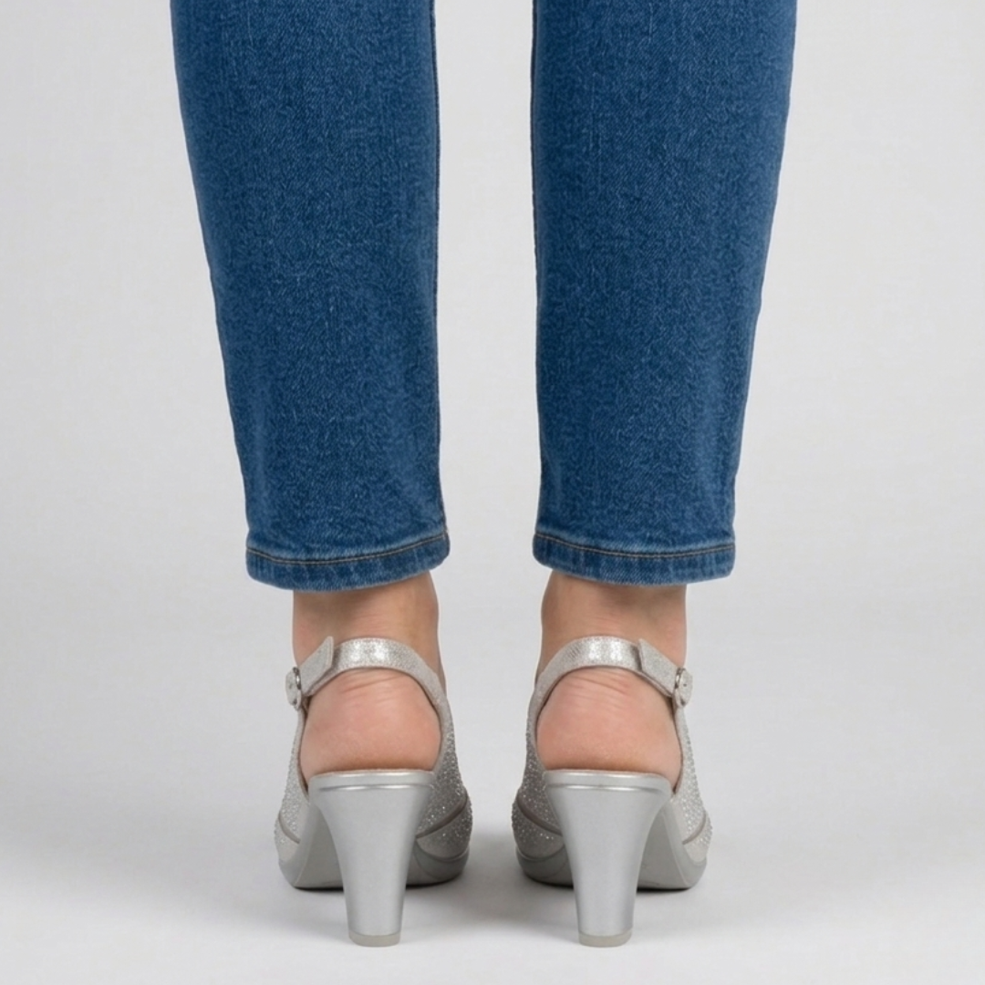 Noemi - Cómoda sandalia de tacón para mujer