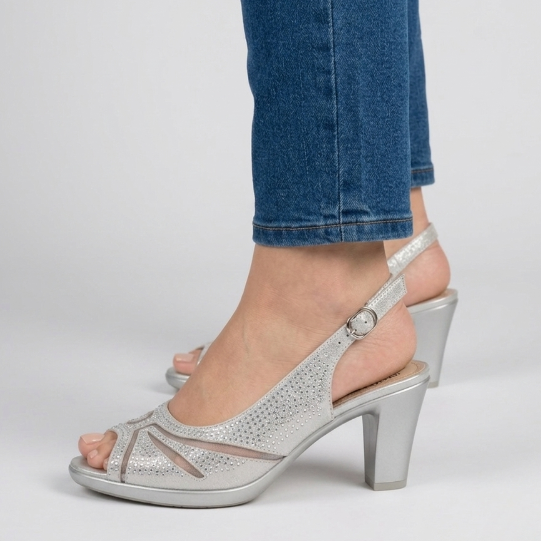 Noemi - Cómoda sandalia de tacón para mujer