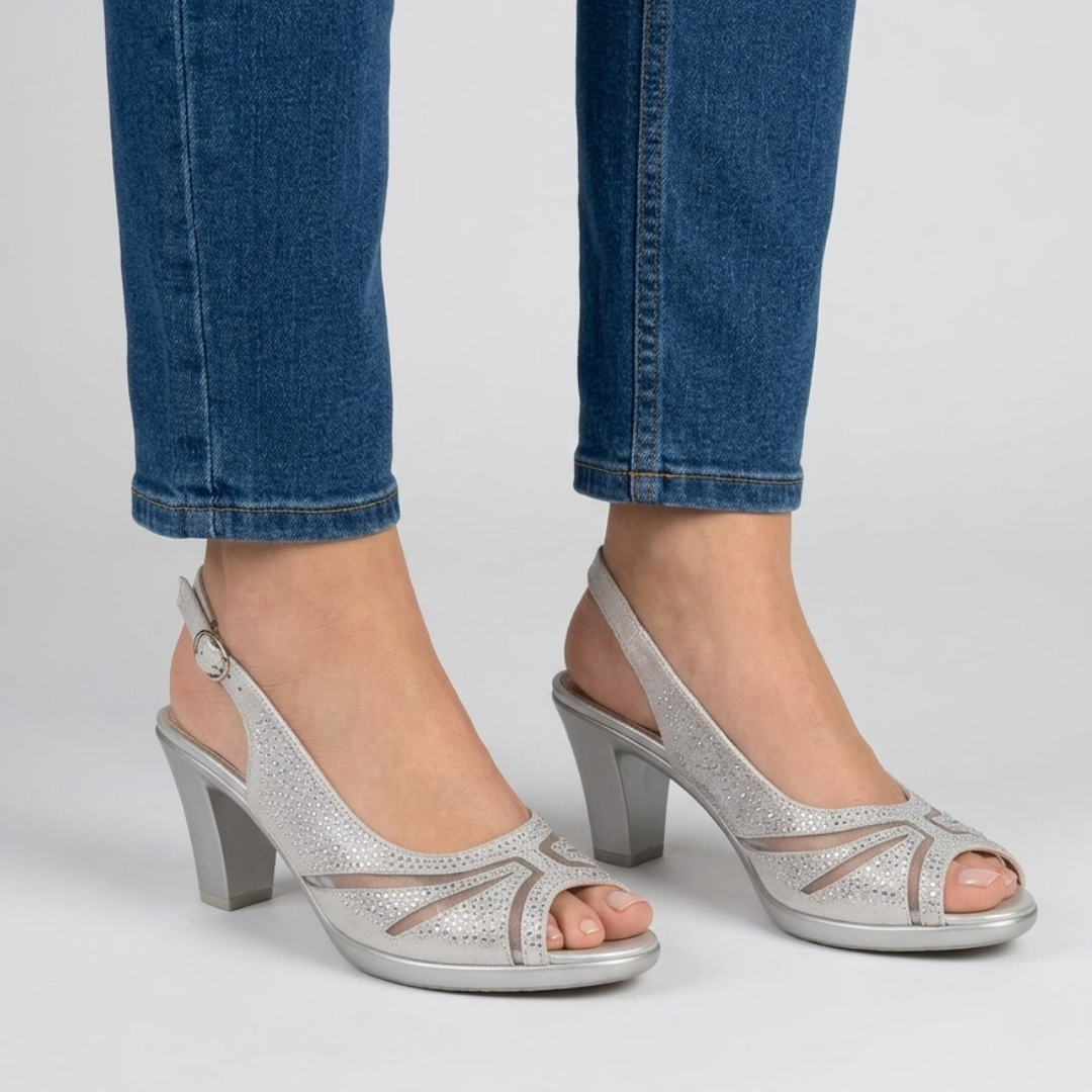 Noemi - Cómoda sandalia de tacón para mujer