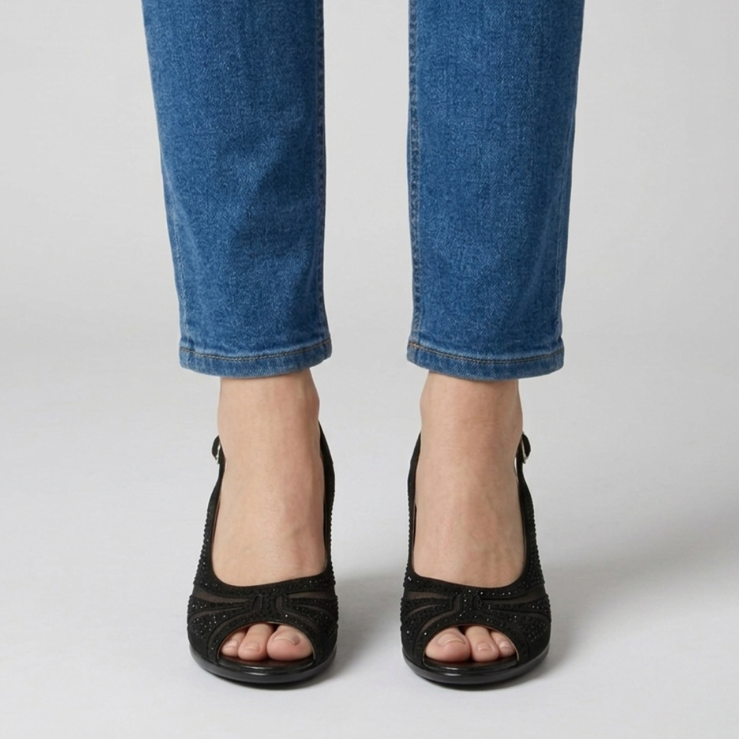 Noemi - Cómoda sandalia de tacón para mujer