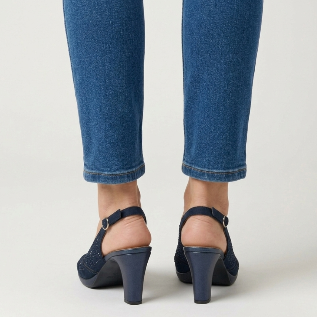 Noemi - Cómoda sandalia de tacón para mujer