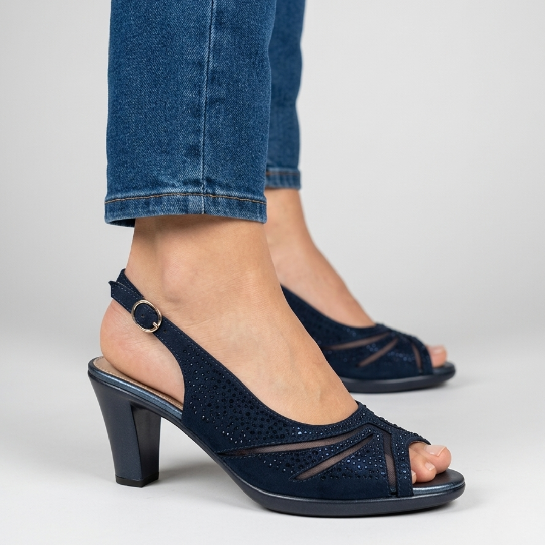 Noemi - Cómoda sandalia de tacón para mujer