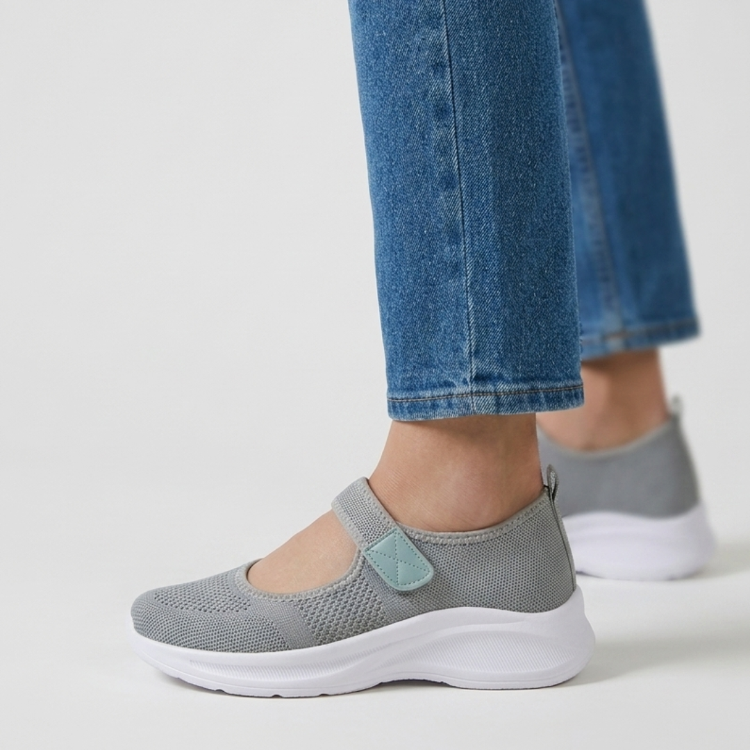 Nicole - Sandalia cómoda para mujer con cierre de velcro