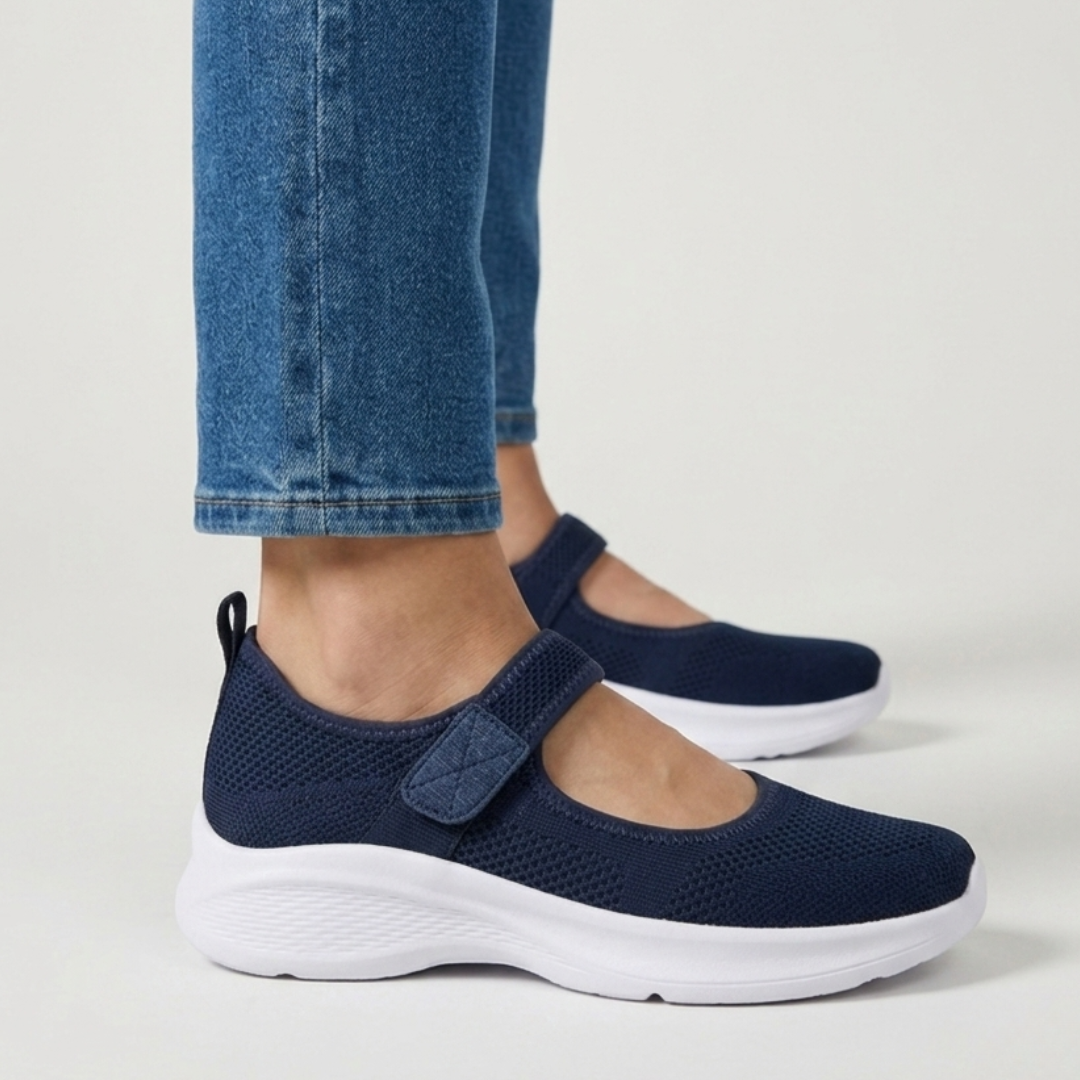 Nicole - Sandalia cómoda para mujer con cierre de velcro