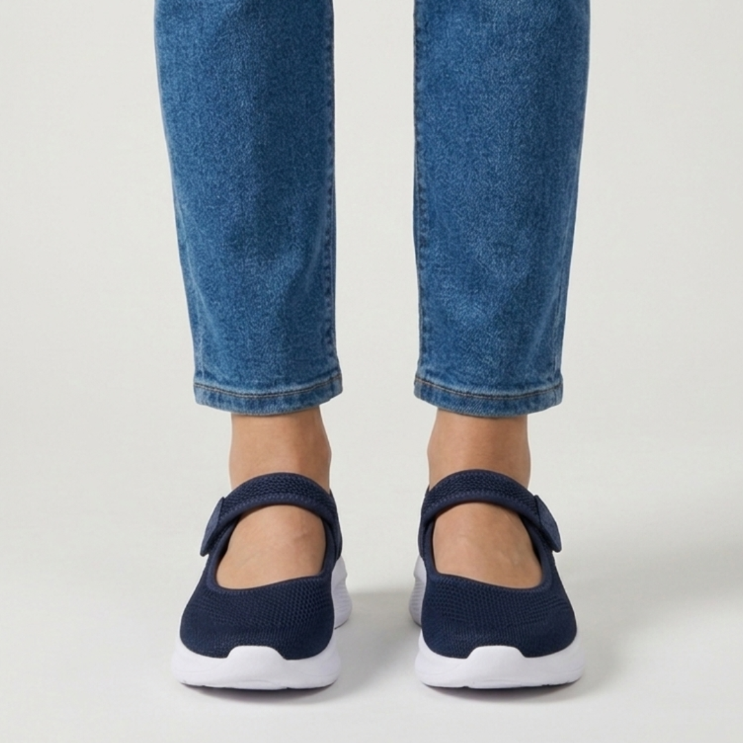 Nicole - Sandalia cómoda para mujer con cierre de velcro