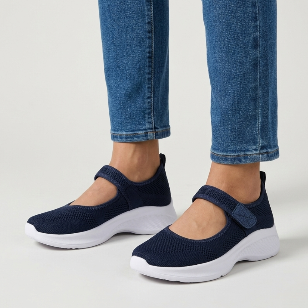 Nicole - Sandalia cómoda para mujer con cierre de velcro